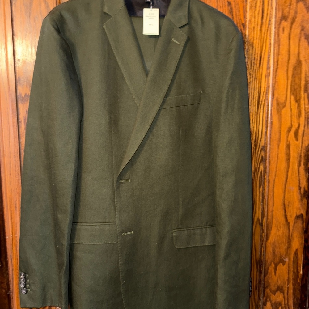 Banana Republic Olive Suit